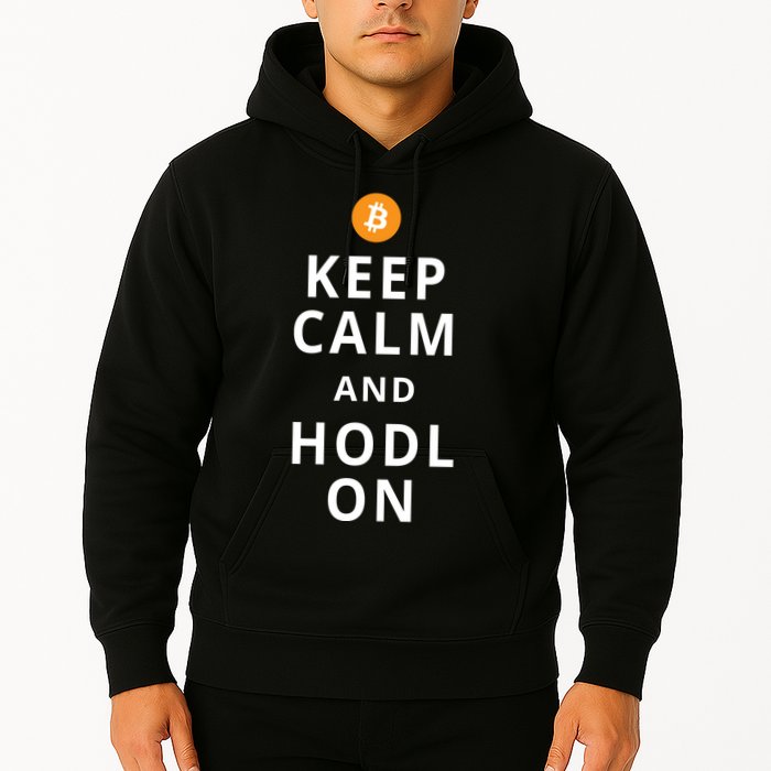 Keep Cam And Hodl On Bitcoin Hoodie