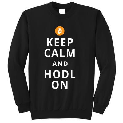 Keep Cam And Hodl On Bitcoin Sweatshirt