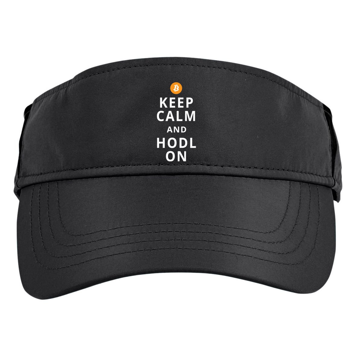 Keep Cam And Hodl On Bitcoin Adult Drive Performance Visor