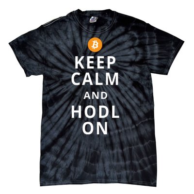 Keep Cam And Hodl On Bitcoin Tie-Dye T-Shirt