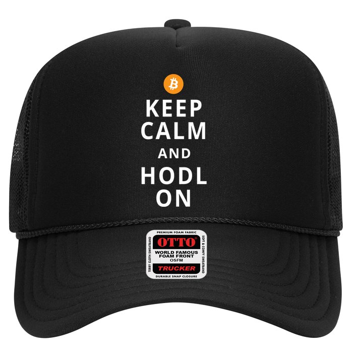 Keep Cam And Hodl On Bitcoin Hat