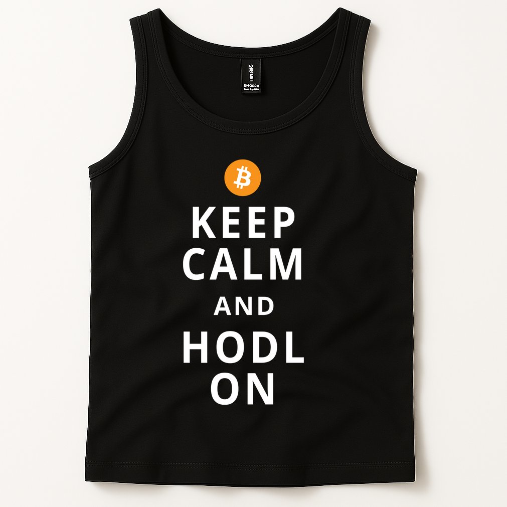 Keep Cam And Hodl On Bitcoin Tank Top