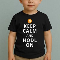 Keep Cam And Hodl On Bitcoin Toddler T-Shirt