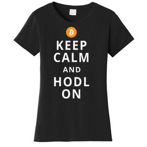 Keep Cam And Hodl On Bitcoin Women's T-Shirt