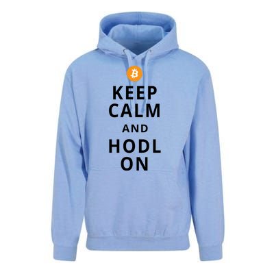 Keep Cam And Hodl On Bitcoin Unisex Surf Hoodie