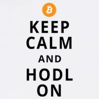 Keep Cam And Hodl On Bitcoin Garment-Dyed Sweatshirt