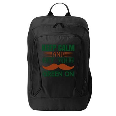 Keep Calm And Get Your Green On City Backpack