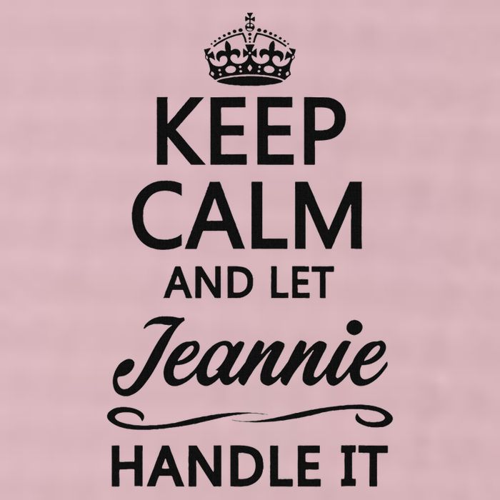Keep Calm And Let Jeans Handle It Funny Name Gift 25L Jumbo Tote