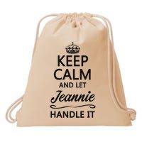 Keep Calm And Let Jeans Handle It Funny Name Gift Drawstring Bag