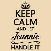 Keep Calm And Let Jeans Handle It Funny Name Gift Drawstring Bag