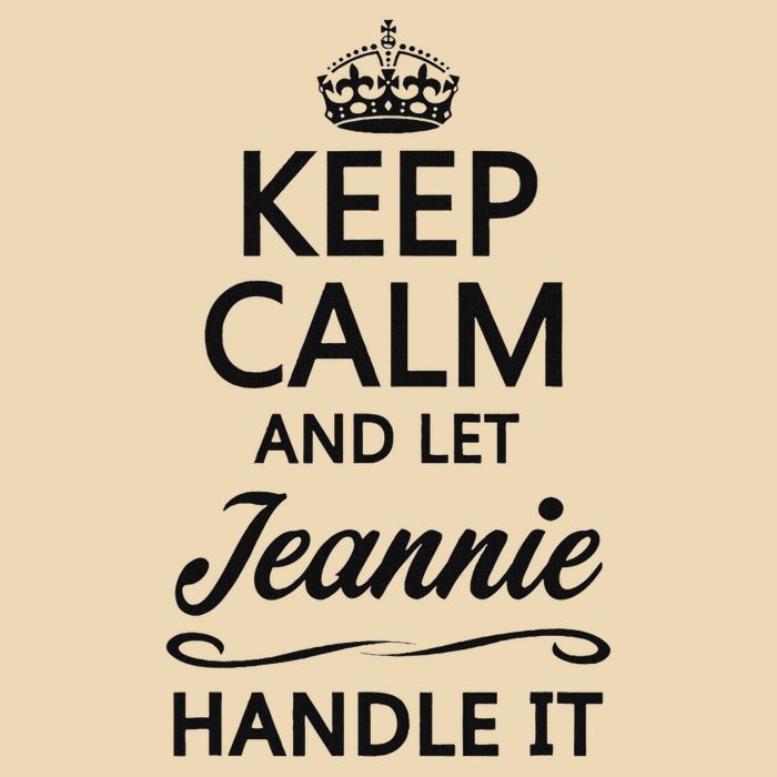 Keep Calm And Let Jeans Handle It Funny Name Gift Drawstring Bag
