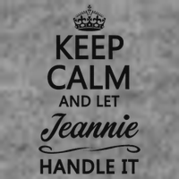 Keep Calm And Let Jeans Handle It Funny Name Gift 7-Panel Snapback Hat