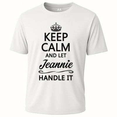 Keep Calm And Let Jeans Handle It Funny Name Gift Performance Shirt