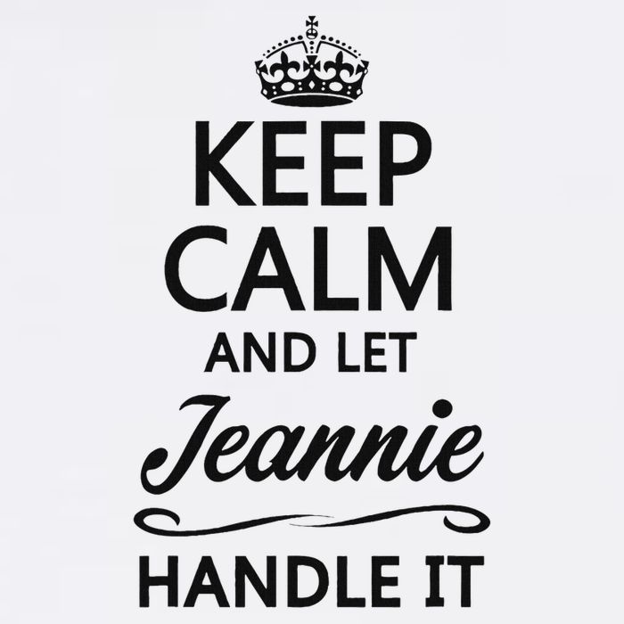 Keep Calm And Let Jeans Handle It Funny Name Gift Button