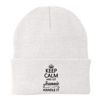Keep Calm And Let Jeans Handle It Funny Name Gift Beanie