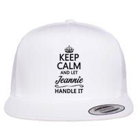 Keep Calm And Let Jeans Handle It Funny Name Gift Flatbill Hat