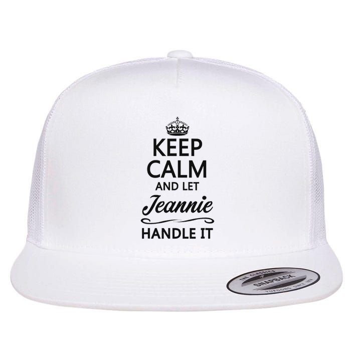 Keep Calm And Let Jeans Handle It Funny Name Gift Flatbill Hat