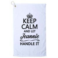 Keep Calm And Let Jeans Handle It Funny Name Gift Golf Towel