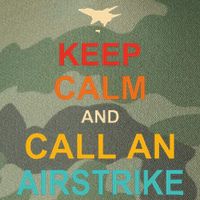 Keep Calm And Call An Airstrike Legacy Tie Dye Trucker Hat