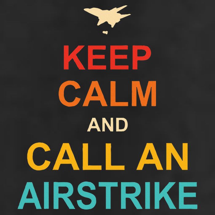 Keep Calm And Call An Airstrike Beanie
