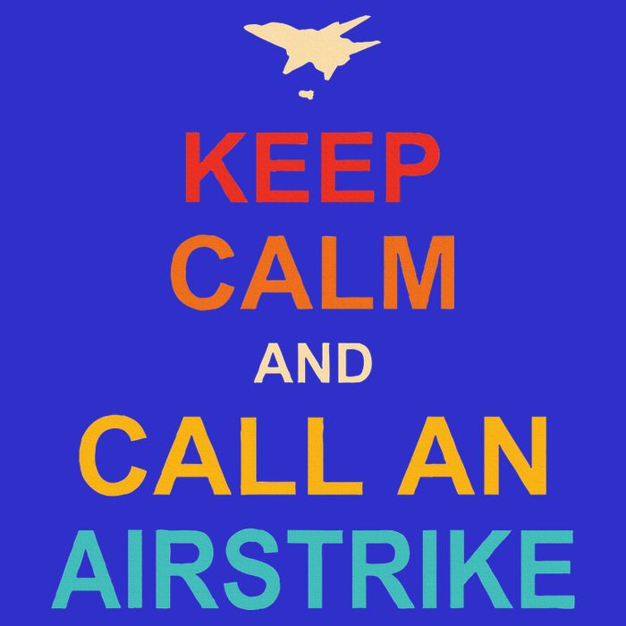 Keep Calm And Call An Airstrike 16 in Basic Backpack