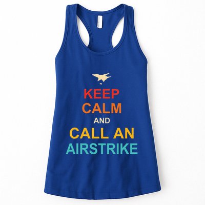 Keep Calm And Call An Airstrike Womens Tank Top
