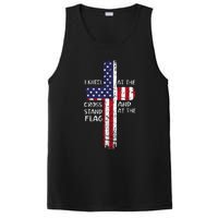 Kneel Cross At The Cross Memorial Day Never Forget Veteran PosiCharge Competitor Tank