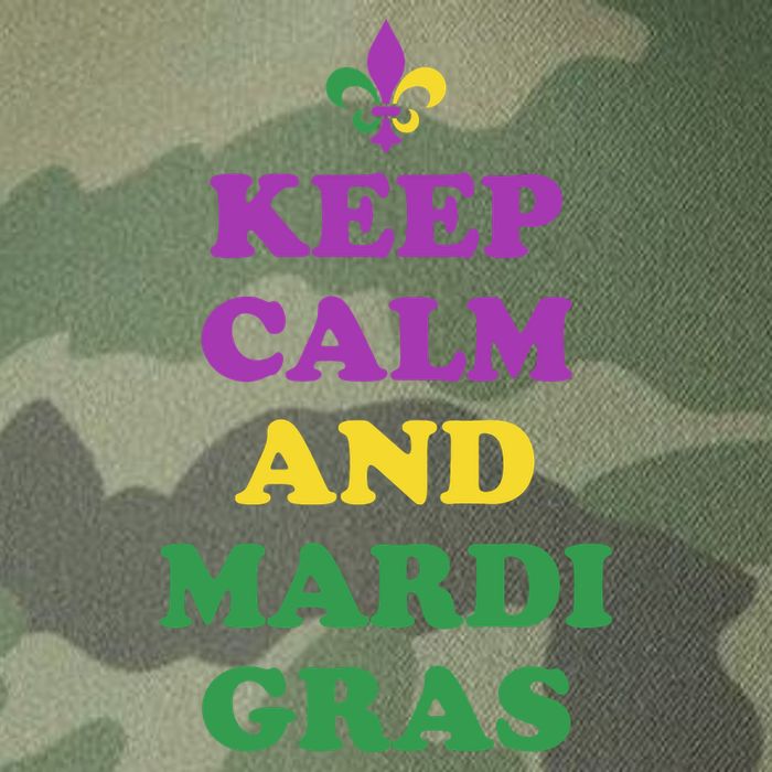 Keep Calm And Mardi Gras Festive Legacy Tie Dye Trucker Hat
