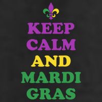 Keep Calm And Mardi Gras Festive 7 Panel Mesh Trucker Snapback Hat