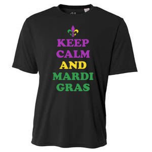 Keep Calm And Mardi Gras Festive Cooling Performance Crew T-Shirt