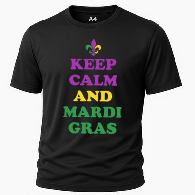 Keep Calm And Mardi Gras Festive Performance Shirt
