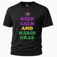 Keep Calm And Mardi Gras Festive Cooling Performance Crew T-Shirt