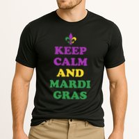 Keep Calm And Mardi Gras Festive Cooling Performance Crew T-Shirt