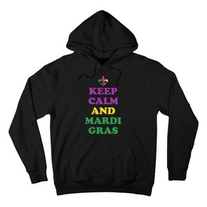 Keep Calm And Mardi Gras Festive Hoodie