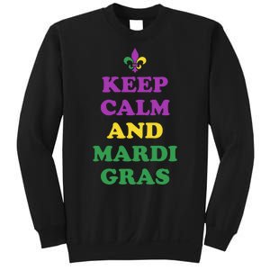 Keep Calm And Mardi Gras Festive Sweatshirt