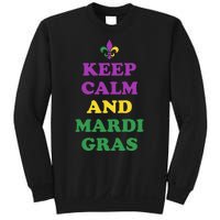 Keep Calm And Mardi Gras Festive Sweatshirt