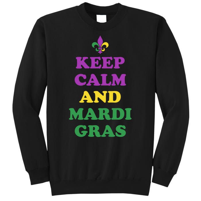 Keep Calm And Mardi Gras Festive Sweatshirt