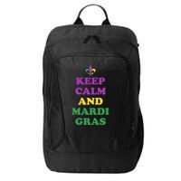 Keep Calm And Mardi Gras Festive City Backpack