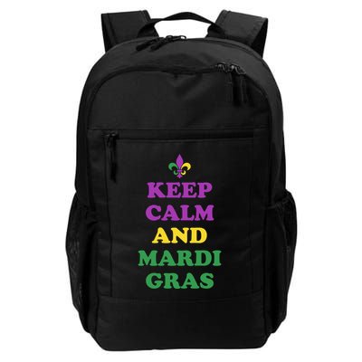 Keep Calm And Mardi Gras Festive Backpack