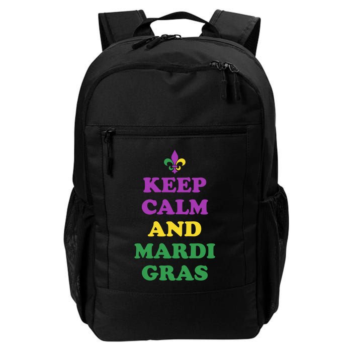 Keep Calm And Mardi Gras Festive Backpack