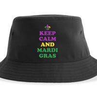 Keep Calm And Mardi Gras Festive Sustainable Bucket Hat