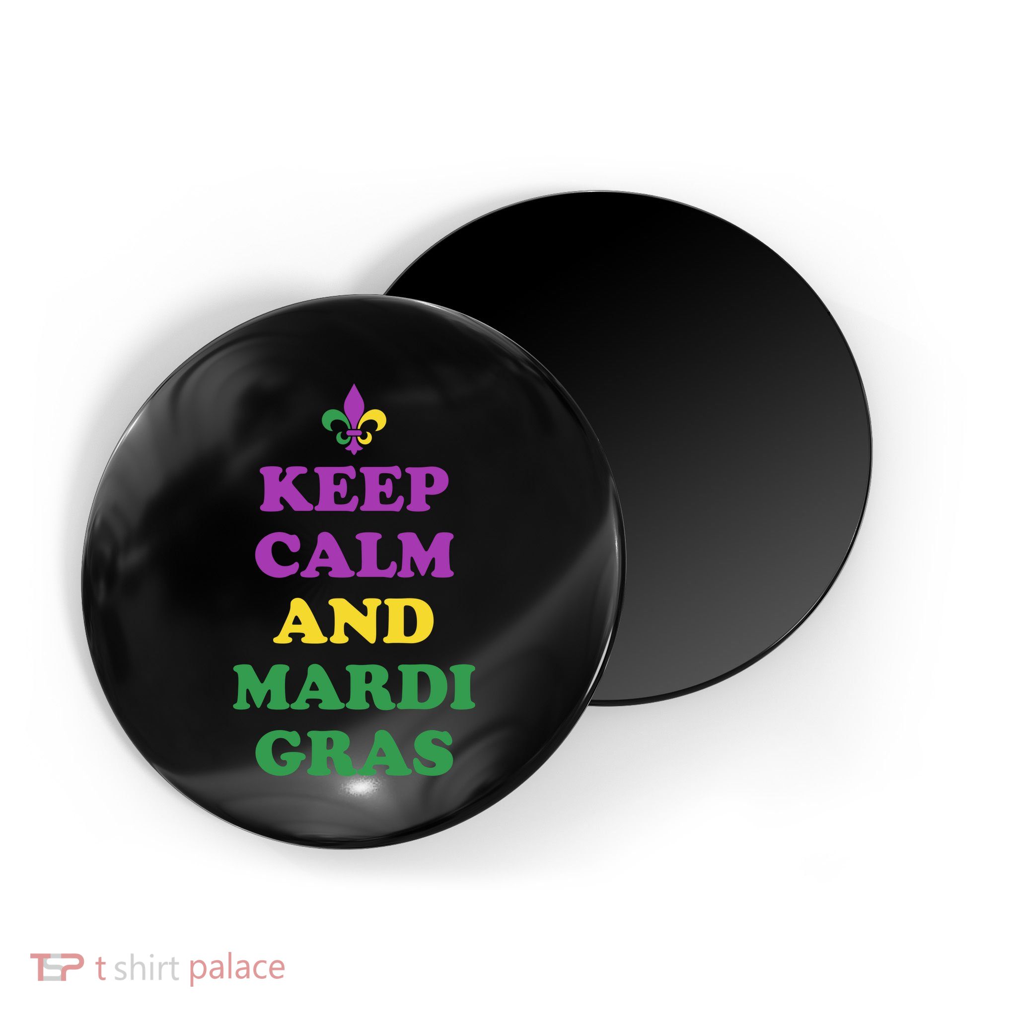 Keep Calm And Mardi Gras Festive Magnet