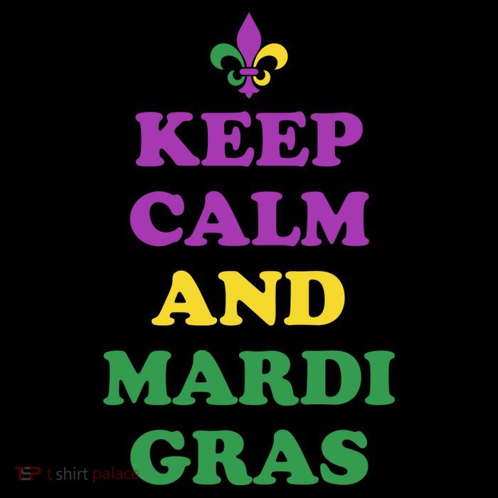 Keep Calm And Mardi Gras Festive Magnet