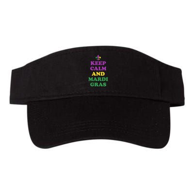 Keep Calm And Mardi Gras Festive Visor