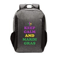 Keep Calm And Mardi Gras Festive Vector Backpack