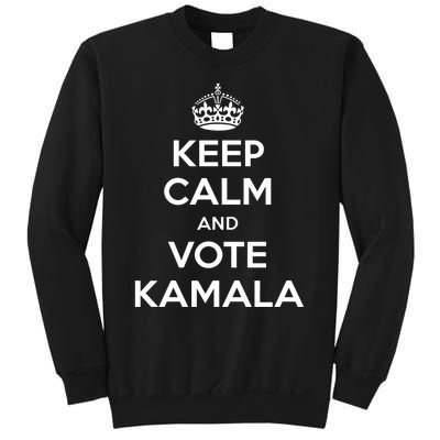 Keep Calm And Vote Kamala 2024 Pro Harris Walz 2024 Campaign Sweatshirt