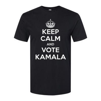 Keep Calm And Vote Kamala 2024 Pro Harris Walz 2024 Campaign Softstyle CVC T-Shirt