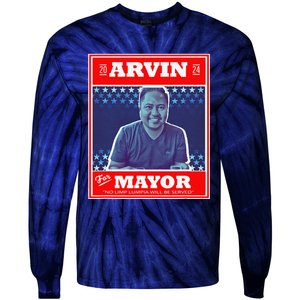 Kapu Coffee Arvin For Mayor Tie-Dye Long Sleeve Shirt