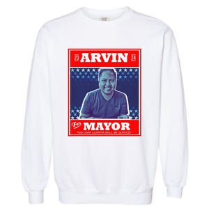 Kapu Coffee Arvin For Mayor Garment-Dyed Sweatshirt