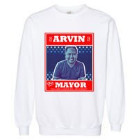 Kapu Coffee Arvin For Mayor Garment-Dyed Sweatshirt